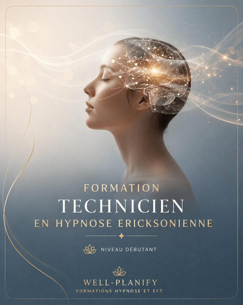 Formation Technicien en Hypnose Ericksonienne Well-Planify – niveau débutant